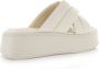 Vagabond Shoemakers Witte Leren Platform Slipper Courtney White Dames - Thumbnail 14