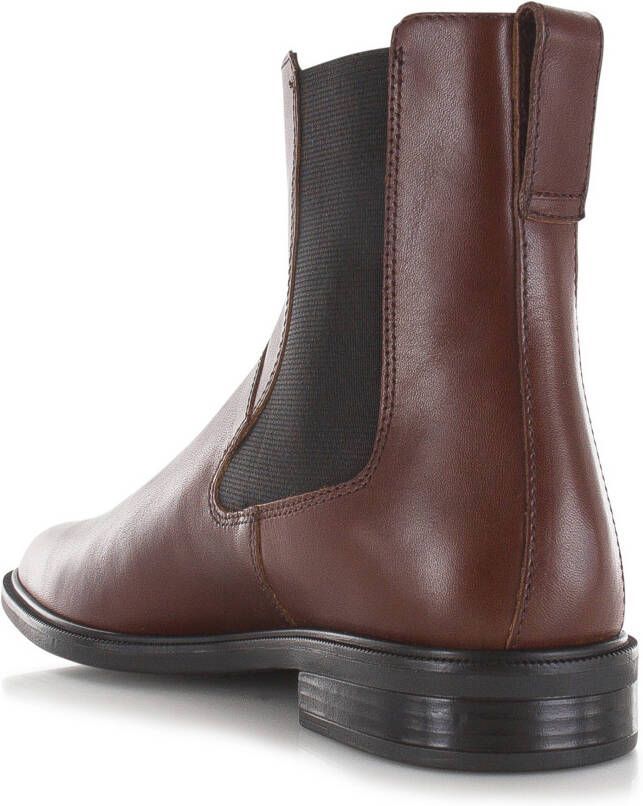 Vagabond Frances 2.0 boots met elastische schacht Bruin Leer Chelsea boots Dames