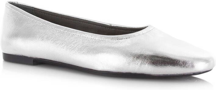 Vagabond Jolin leren ballerina | silve Zilver Leer Ballerina&apos;s Dames