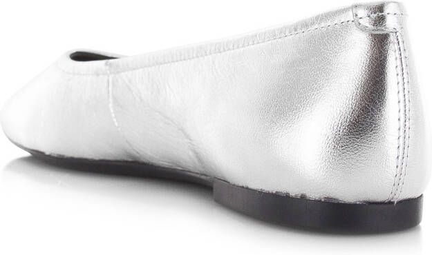 Vagabond Jolin leren ballerina | silve Zilver Leer Ballerina&apos;s Dames