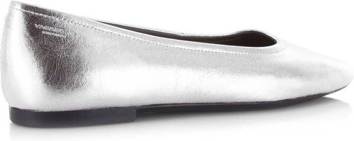 Vagabond Jolin leren ballerina | silve Zilver Leer Ballerina&apos;s Dames