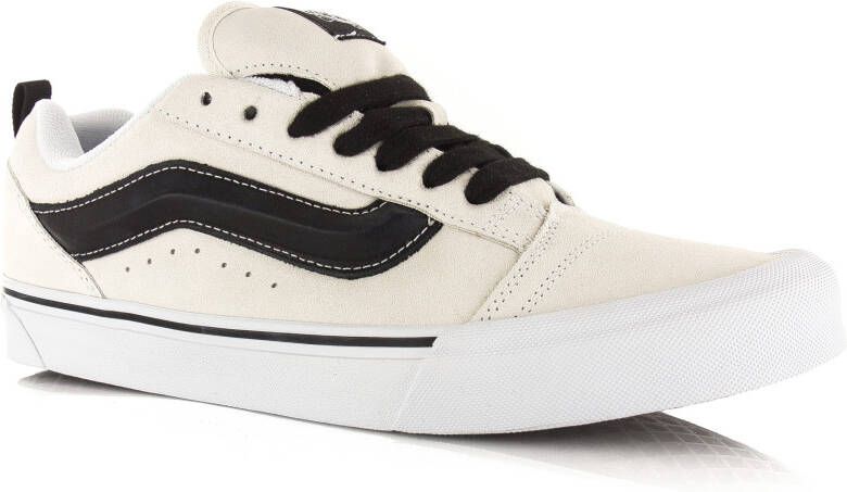 Vans Knu Skool | Suede White Black Wit Suede Lage sneakers Unisex