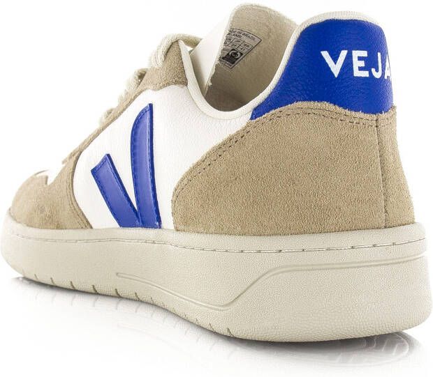 VEJA V-10 | extra white paros sahara Wit Leer Lage sneakers Unisex