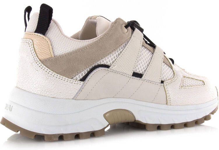 VIA VAI Danae Colby Vintage combi Wit Leer Lage sneakers Dames