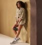 VIA VAI Lage Sneakers Dames Danae Noah Maat: 38 Materiaal: Leer Kleur: Grijs - Thumbnail 7