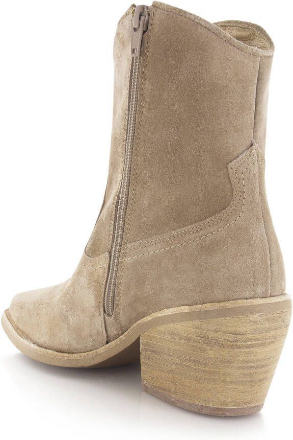 VIA VAI Eveline Clark Beige Suede Western Dames