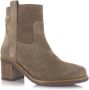 VIA VAI Flo Hayes Sierra Roccia Beige Suede Enkellaars met hak Dames - Thumbnail 6