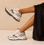 VIA VAI Lage Sneakers Dames Liz Dulce Maat: 40 Materiaal: Leer Kleur: Beige - Thumbnail 4
