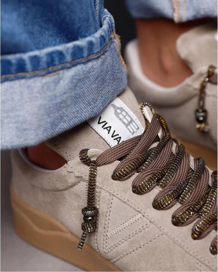 VIA VAI Sam Kyli beige sneakers Suede Dames