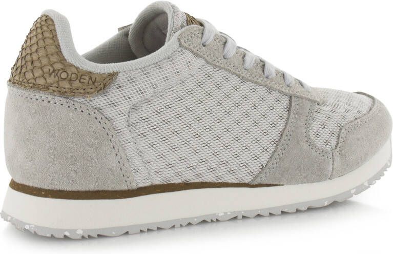 Woden Ydun Suede Mesh II Grijs Mesh Lage sneakers Dames