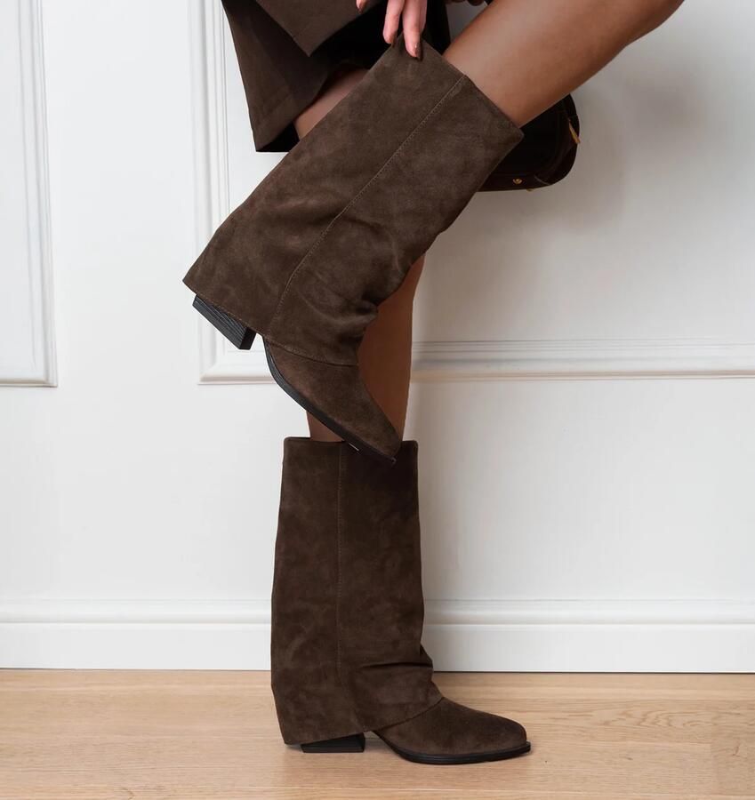 Haboob Celeste western laarzen bruin Suede Dames - Foto 6