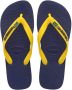 Havaianas Brasil Layers Blauw Rubber Teenslippers Unisex - Thumbnail 1