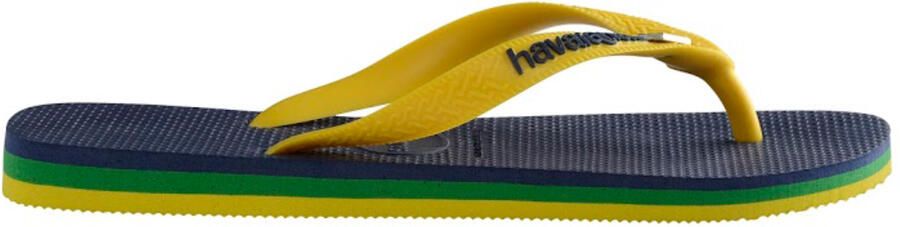 Havaianas Brasil Layers Blauw Rubber Teenslippers Unisex - Foto 4
