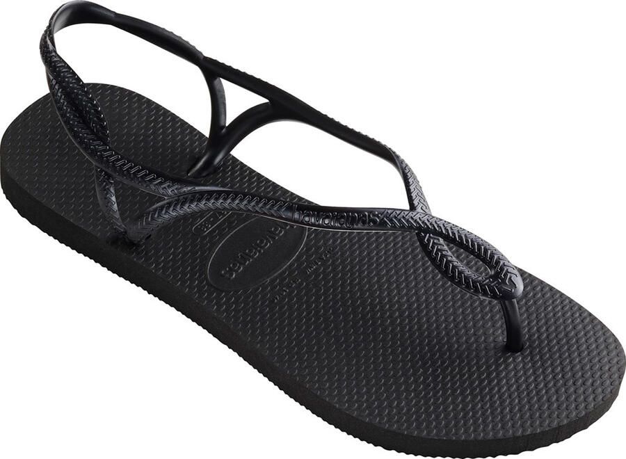HAVAIANAS Teenslippers Dames Luna Maat: 41 Materiaal: Rubber Kleur: Zwart - Foto 9
