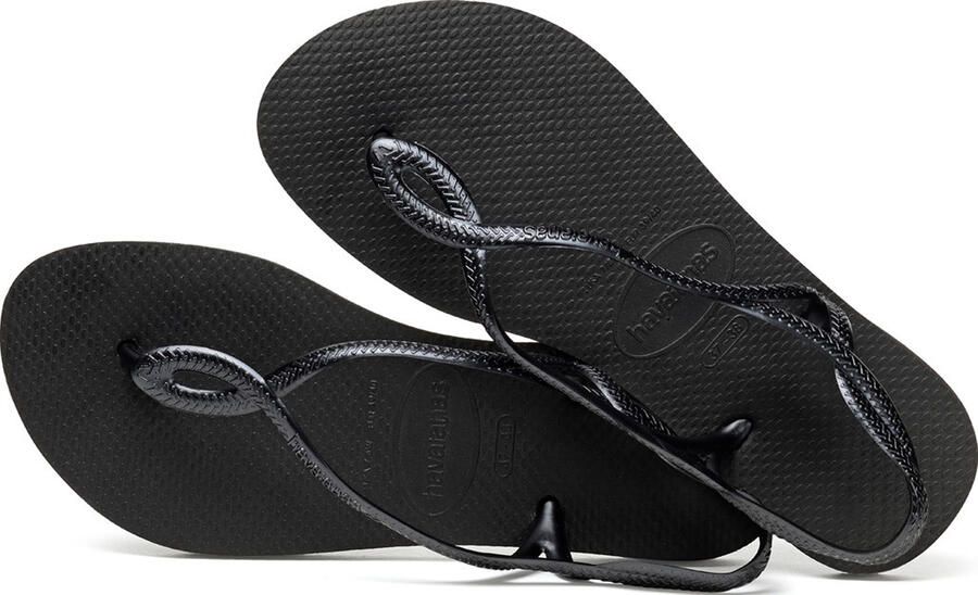HAVAIANAS Teenslippers Dames Luna Maat: 41 Materiaal: Rubber Kleur: Zwart - Foto 10