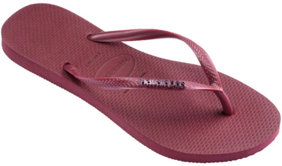 Havaianas HAV. SLIM LOGO METALLIC AMARANTH Dames Slippers amaranth - Foto 5