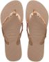 Havaianas Slim Luxury Aqua teenslippers met sierstenen roségoud - Thumbnail 3