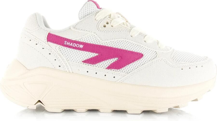 HI-TEC Lage Sneakers Dames Hts Shadow Rgs Maat: 42 Materiaal: Suède Kleur: Wit