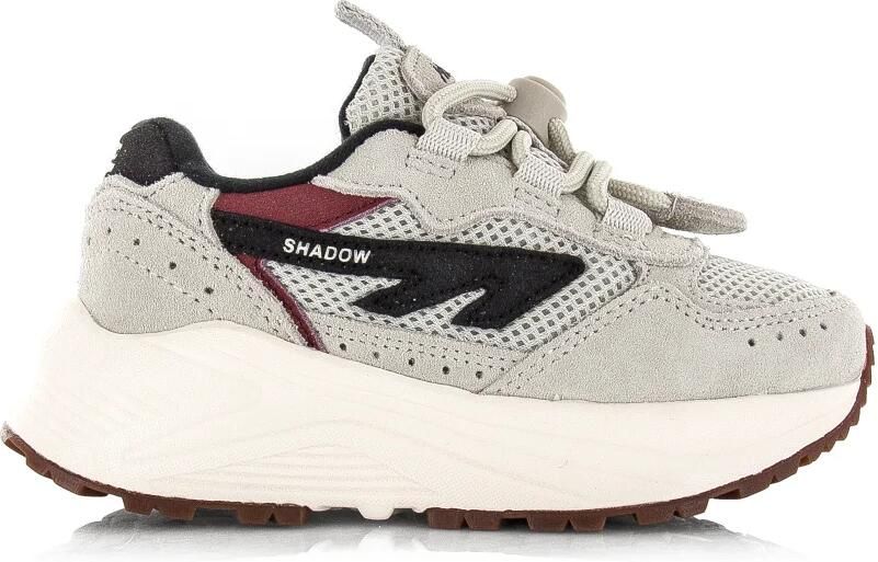 Hi-Tec kids Shadow Lace star white black Suede Kinderen