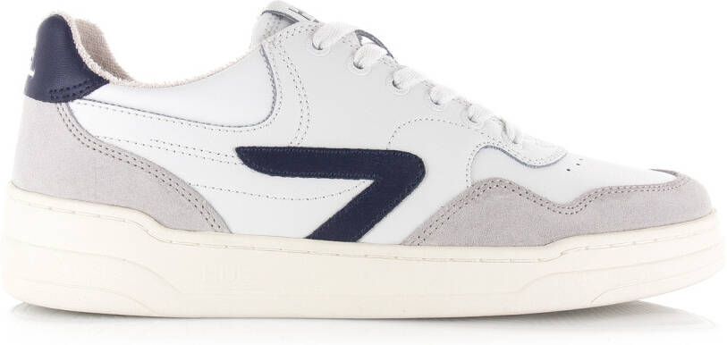 Hub Court | White Blue Ice Ivory Leer Heren