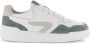 Hub Court-z Men Lage sneakers Leren Sneaker Heren Wit - Thumbnail 4