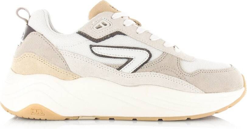 Hub Glide off white bone sneakers Suede Dames