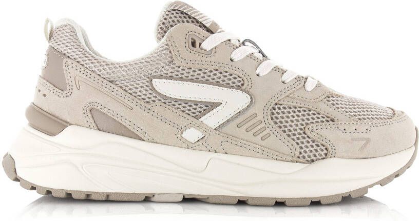 Hub Grid | bone off white Beige Suede Lage sneakers Dames - Foto 3
