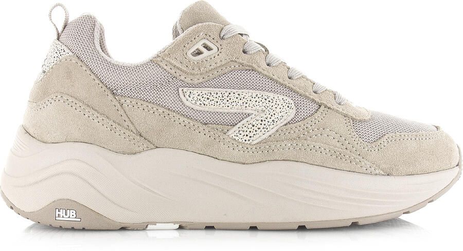 Hub GLIDE Bone Vista Lt Bone-Bone Suede Dames - Foto 5