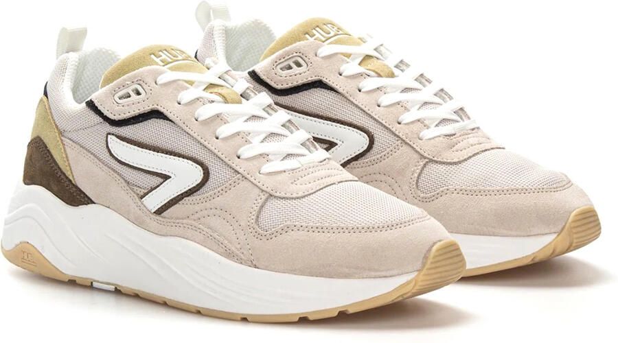 Hub Glide light bone white dark olive Suede Heren - Foto 16