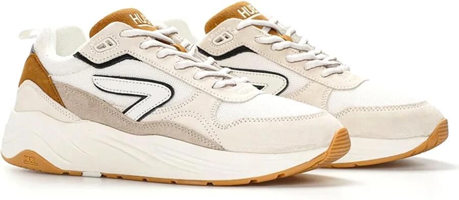 Hub Glide off white cognac Dark Coffee Suede Heren - Foto 6
