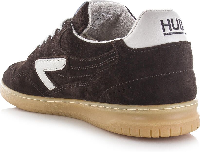Hub Vancouver dark coffee light bone Suede Heren - Foto 13