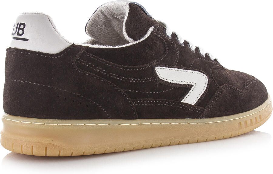 Hub Vancouver dark coffee light bone Suede Heren - Foto 12