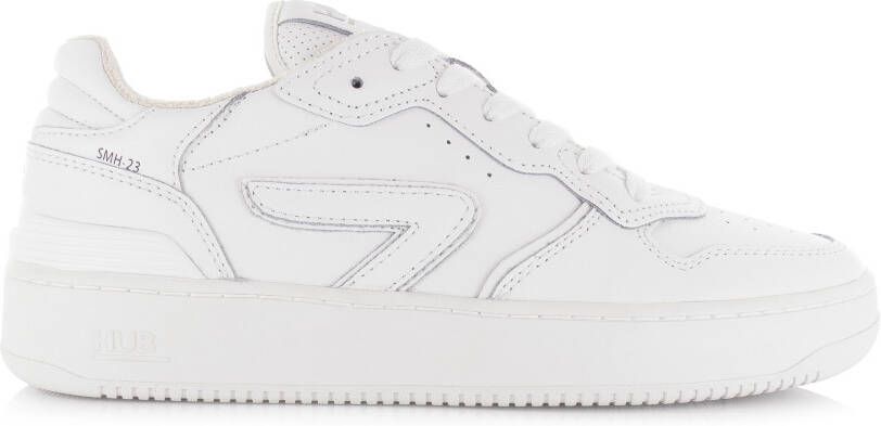 Hub Smash Dames Schoenen Wit Maat: 39.5 Leer Foot Locker - Foto 8