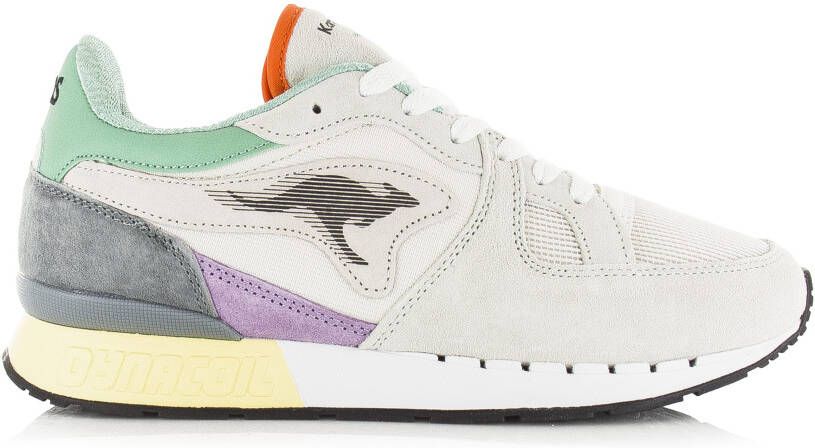 Kangaroos Coil R1 OG Wit Mesh Lage sneakers Dames