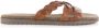 Lazamani ladies woven mules Bruin Leer Geen Dames - Thumbnail 3