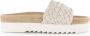 Maruti Beige Gevlochten Leren Slipper Billy White Dames - Thumbnail 5