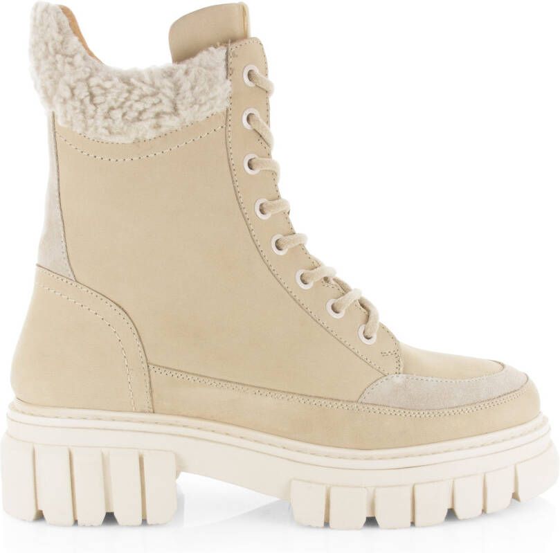 Maruti Maya Beige Nubuck Veterboots Dames - Foto 4