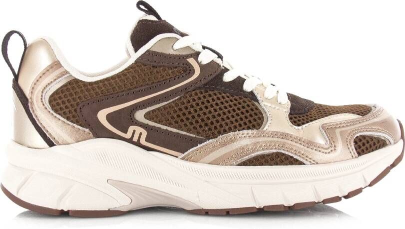 Maruti Novi sneakers dames bruin Mesh Dames