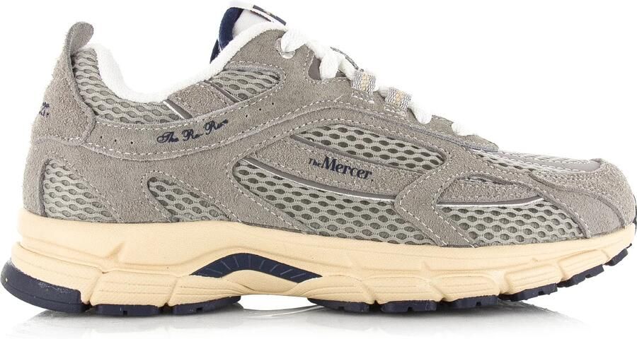 MERCER AMSTERDAM Lage Sneakers The Re-run Americana Maat: 45 Materiaal: Suède Kleur: Grijs