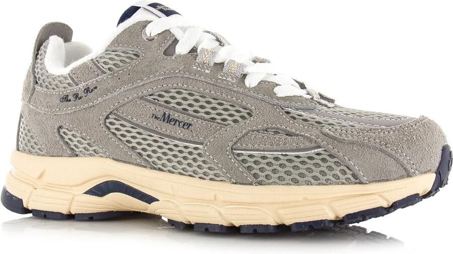 MERCER AMSTERDAM Lage Sneakers The Re-run Americana H Maat: 40 Materiaal: Suède Kleur: Grijs - Foto 4