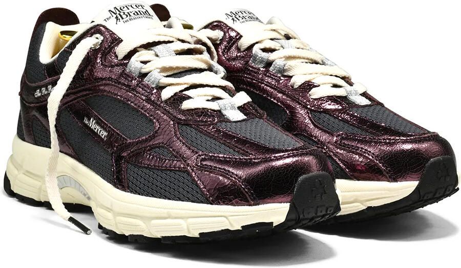 Mercer Amsterdam Mercer The Re-Run Cracked dark red Mesh Dames - Foto 4