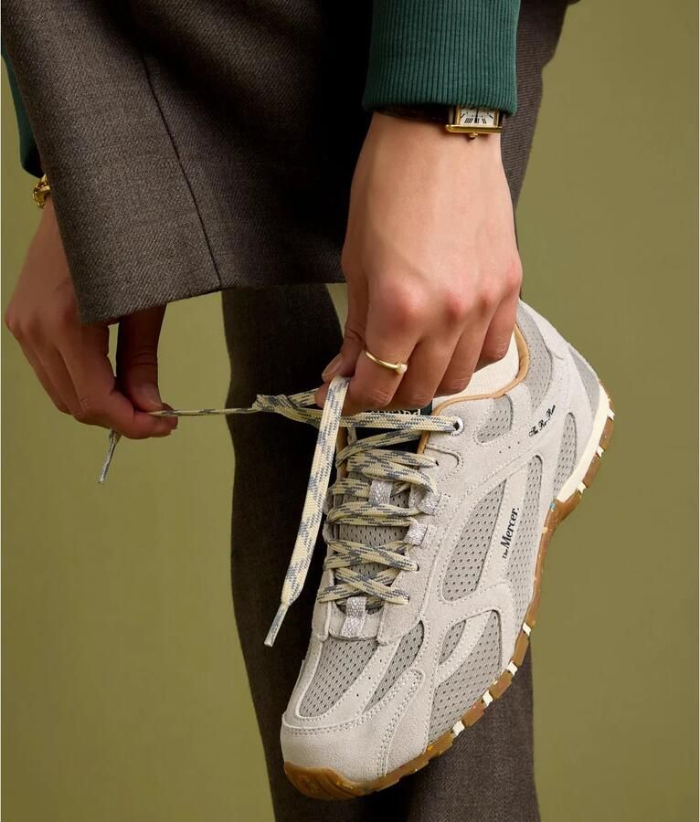 Mercer Amsterdam Mercer The Re-Run Drive off white Suede Unisex - Foto 2