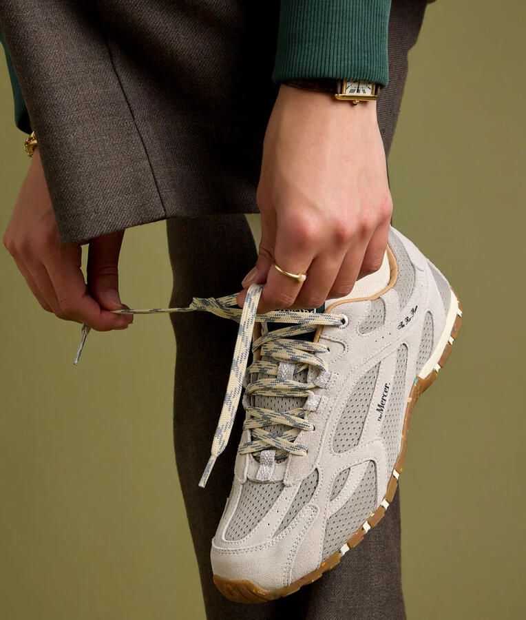 Mercer Amsterdam Mercer The Re-Run Drive off white Suede Unisex - Foto 2