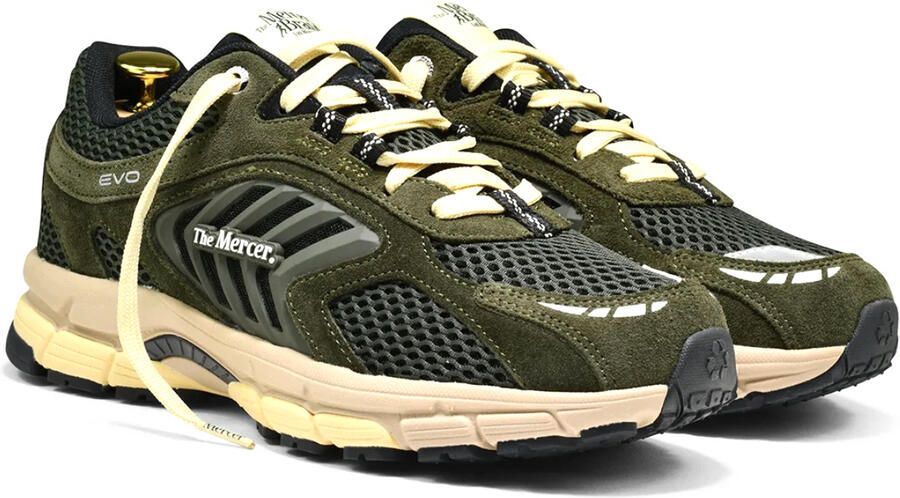 Mercer Amsterdam Mercer The Re-Run EVO Nubuck army green Nubuck Unisex - Foto 5