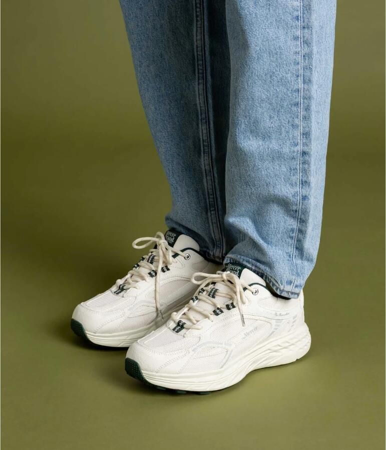 MERCER AMSTERDAM Lage Sneakers The Re-run Max Maat: 39 Materiaal: Suède Kleur: Wit - Foto 4