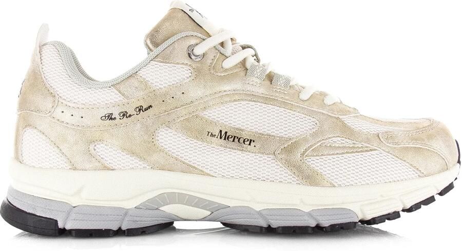 MERCER AMSTERDAM Lage Sneakers Dames The Re-run Metallic Maat: 40 Materiaal: Leer Kleur: Beige - Foto 5