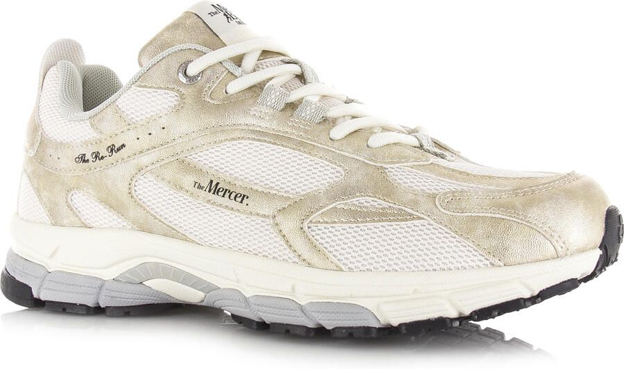 MERCER AMSTERDAM Lage Sneakers Dames The Re-run Metallic Maat: 40 Materiaal: Leer Kleur: Beige - Foto 8
