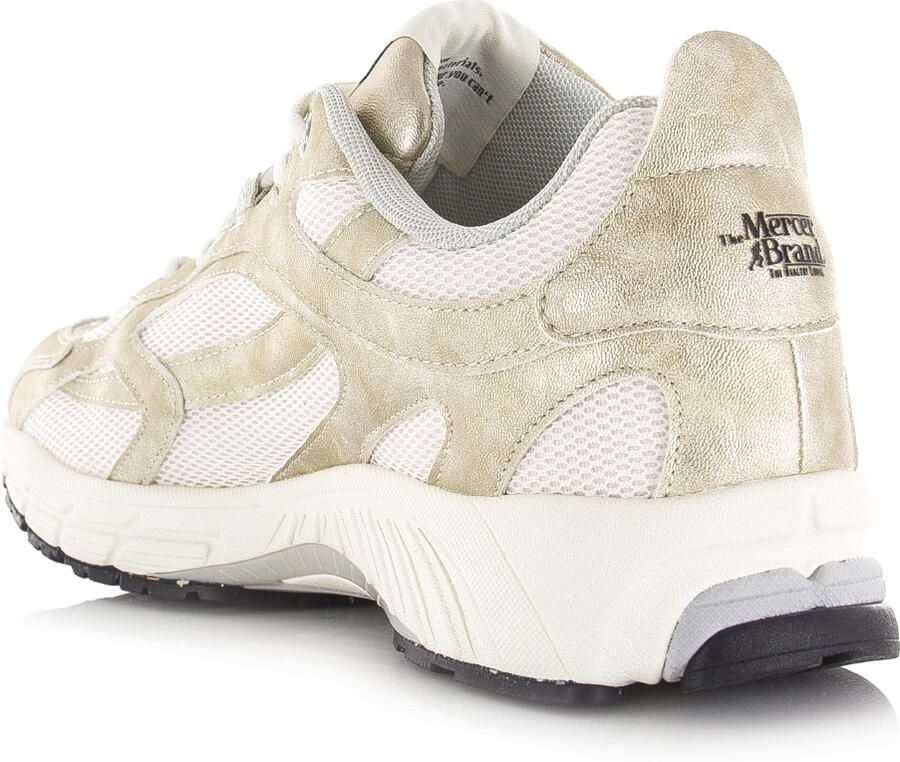 MERCER AMSTERDAM Lage Sneakers Dames The Re-run Metallic Maat: 40 Materiaal: Leer Kleur: Beige - Foto 6