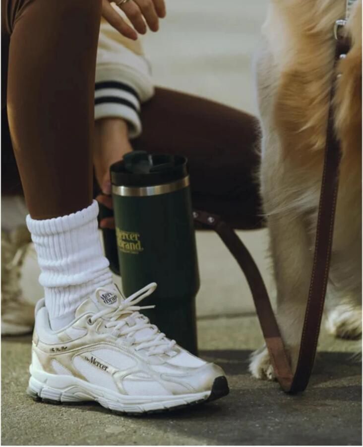 Mercer Amsterdam Mercer The Re-Run Metallic gold Mesh Dames - Foto 5