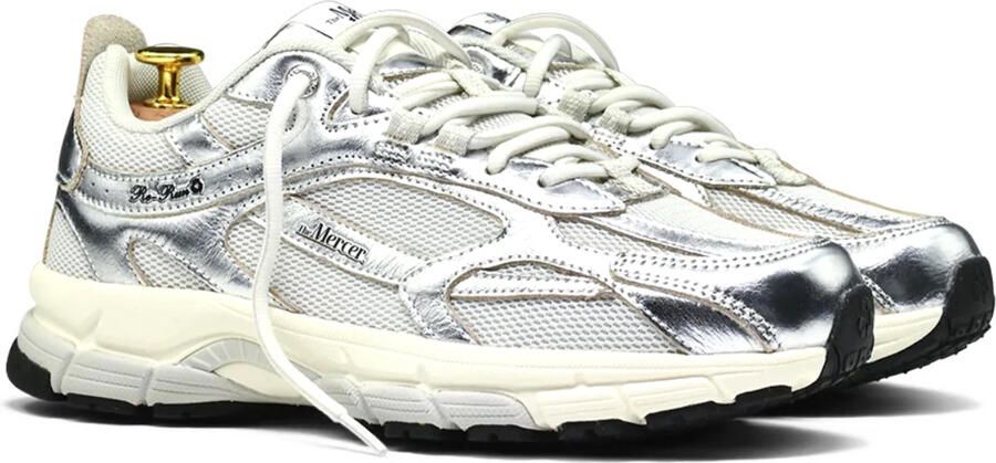 MERCER AMSTERDAM Lage Sneakers Dames The Re-run Pine Maat: 39 Materiaal: Textiel Kleur: Zilver - Foto 9